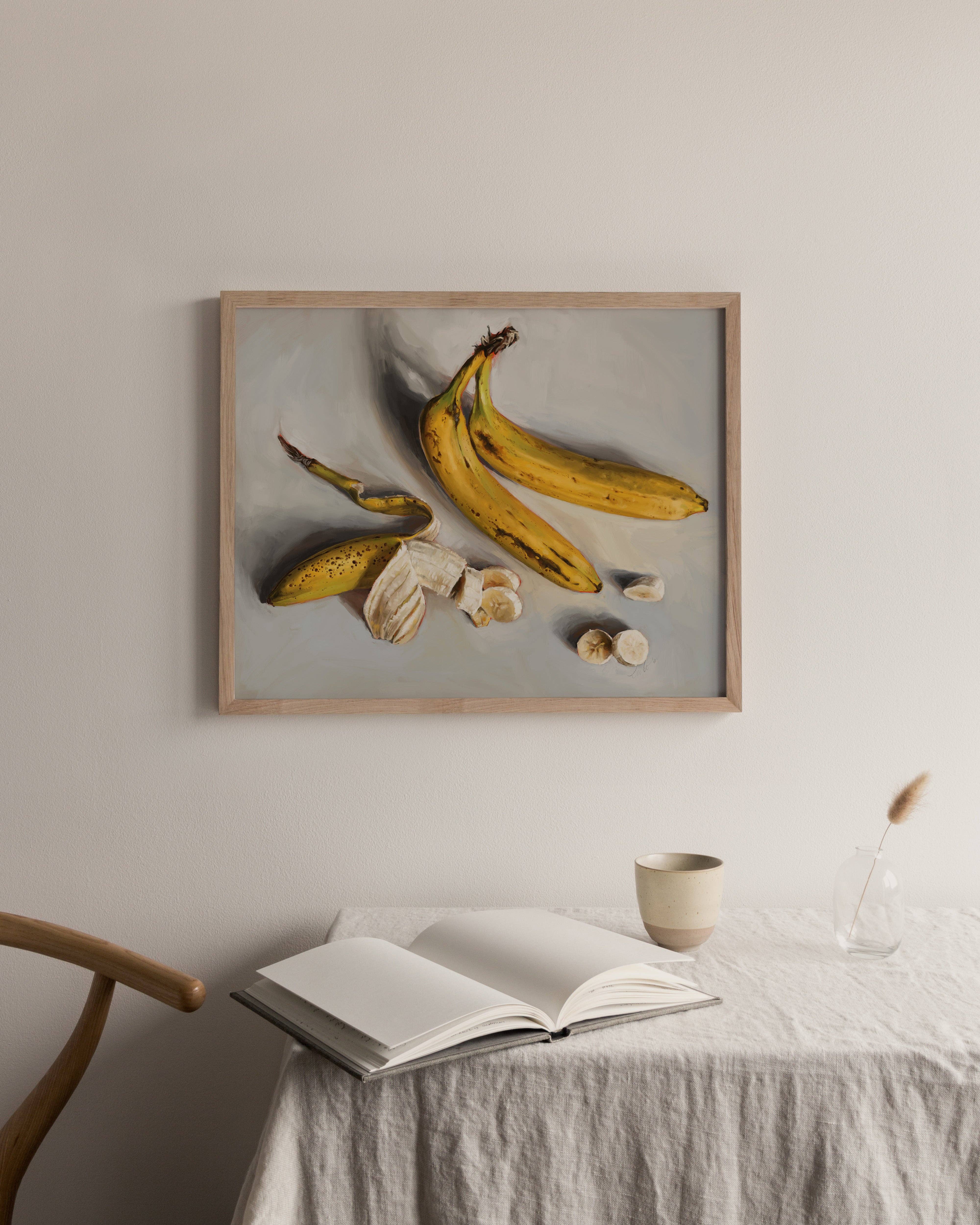 The Ugly Cat Studio - Wholesale Art Print - Bananas Still Life Art Print23