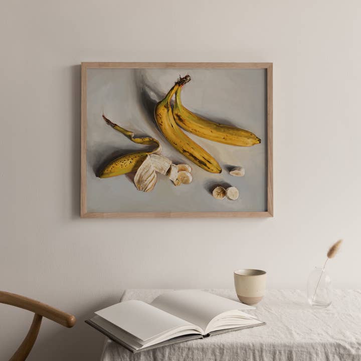 The Ugly Cat Studio - Wholesale Art Print - Bananas Still Life Art Print23