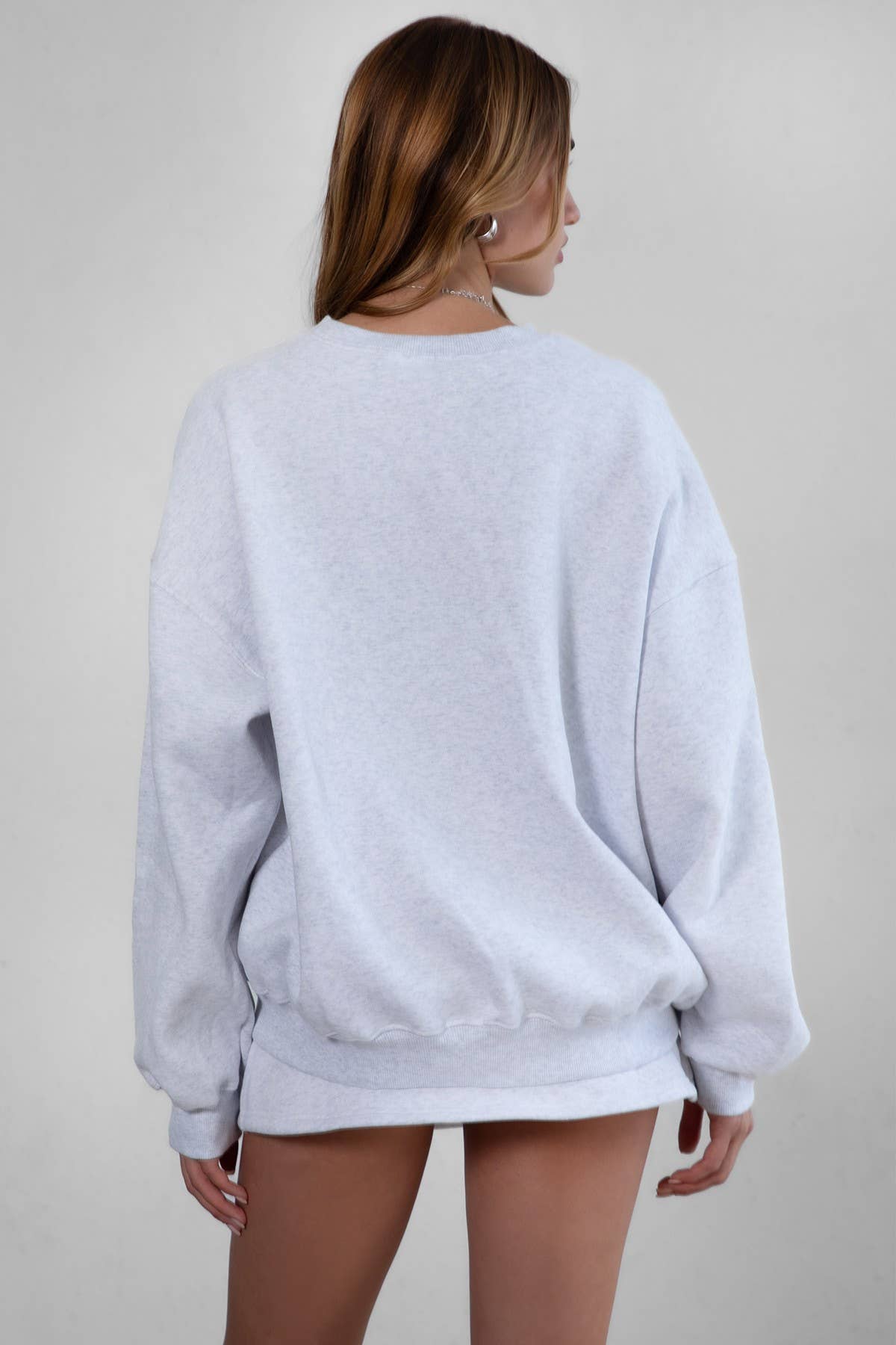 TICTOC - Wholesale Sweatshirt - Women's - VARSITY Plush Fleece Crew Neck Lounge Pullover Sweatshirt5