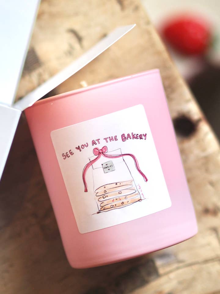 The Pink Cookie Lover Candle for wholesale by Made by Leah