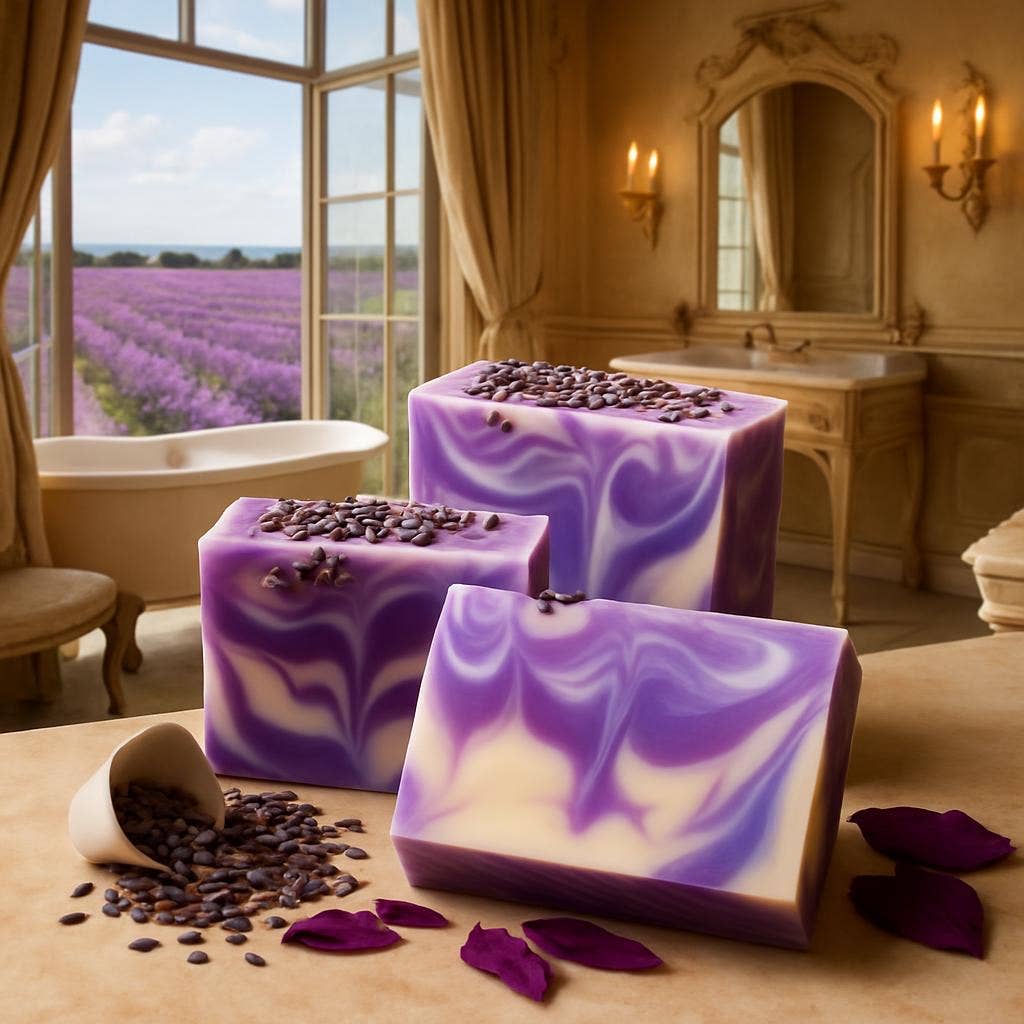 Priscila Leen Arts at Florida Soap Candle - Vente Pains de savon - Savon/bain à la lavande, local, savon en barre, savon doux, savon artisanal2