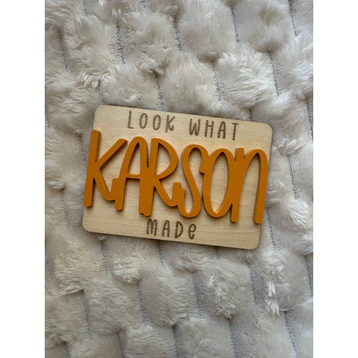 Retro Ranch Creations Wholesale - Wholesale Magnet - Personalized Magnet | Look What I Made | Acrylic Magnet2