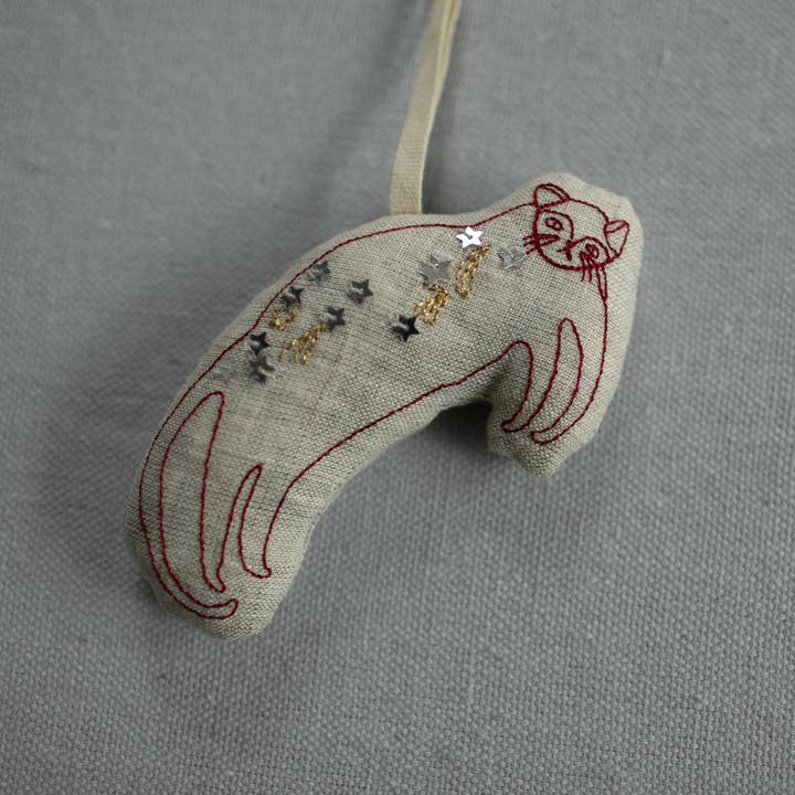 Skippy Cotton - Wholesale Ornament - Baby Hugo Cat - Cotton & Lavender filled Ornament, Scented