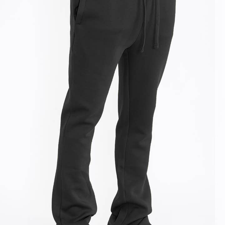Mens Solid Fleece Flare Stacked PANTS and other Purchase Wholesale sweatpants with pockets. Free Returns & Net 60 Terms on Faire trending on Faire.
