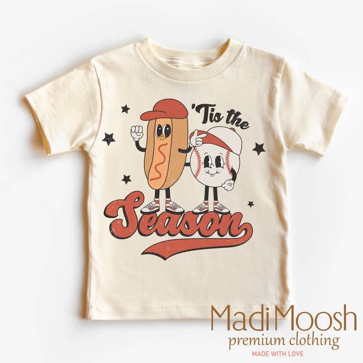 Tis The Season Baseball Shirt for wholesale by Madi Moosh