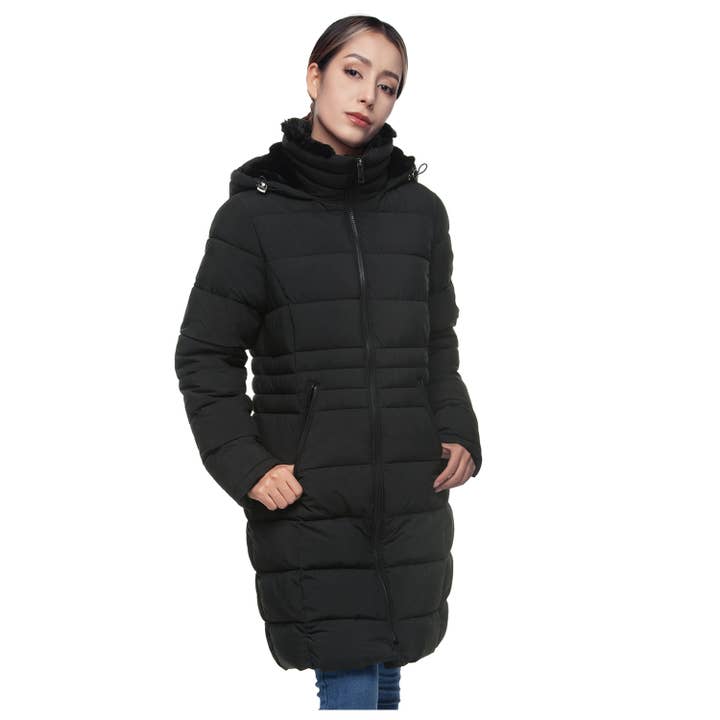 Rokka & Rolla - Wholesale Coat - Women's - Women's Heavy Long Winter Coat Parka Jacket17