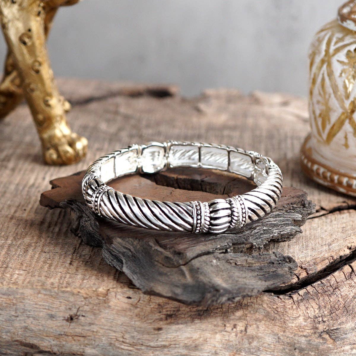 PennyLine inc - Vente Bracelet jonc - Sérénade Argentée – Collection de Bracelets Bohème5