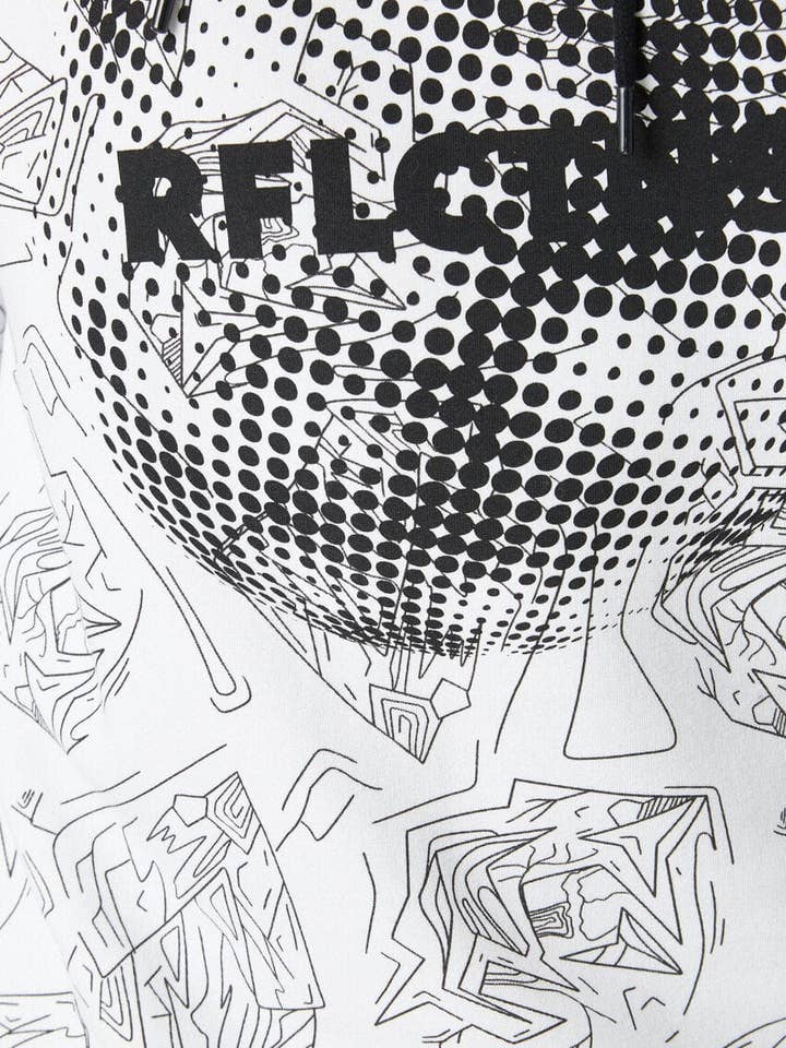 Sudadera con capucha estampada en blanco para venta al por mayor de Usolo Outfitters