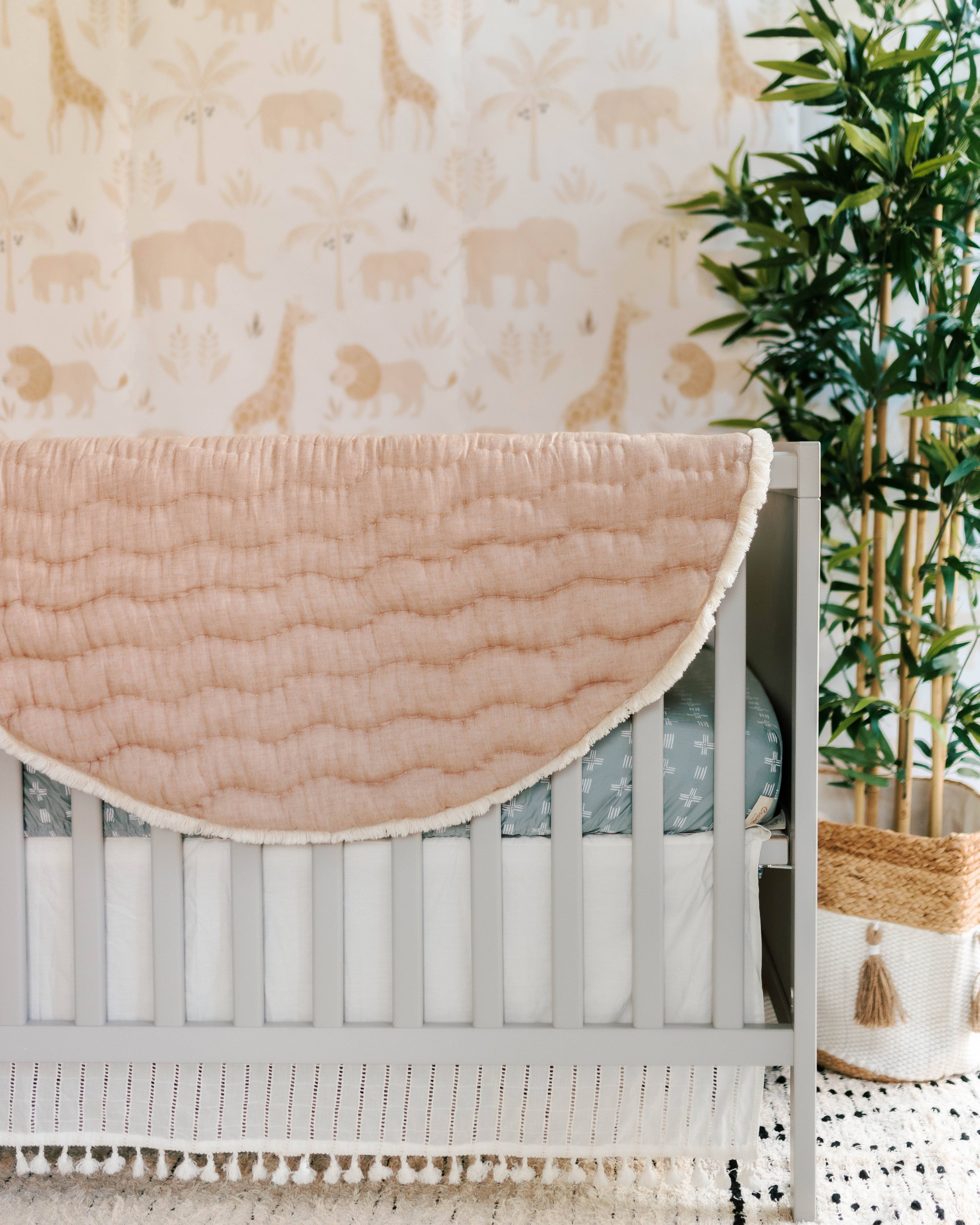 Crane Baby - Wholesale Play Mat - Kids & Baby - Ezra Quilted Playmat (Woodland)7