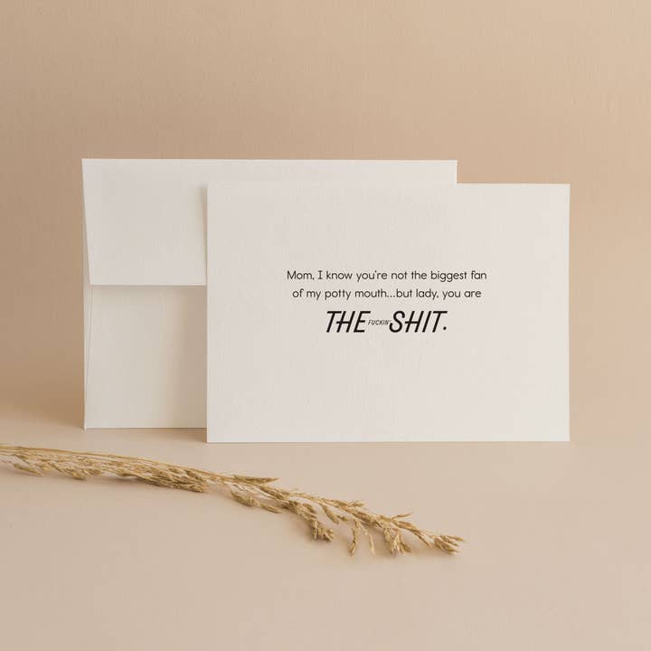 Potty Mouth Mother's Day Card for wholesale by The Card Aisle