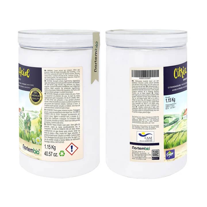 Organic Citric Acid 1.15 Kg. Anhydrous Citric Acid for wholesale by NORTEM BIOTECHNOLOGY GROUP