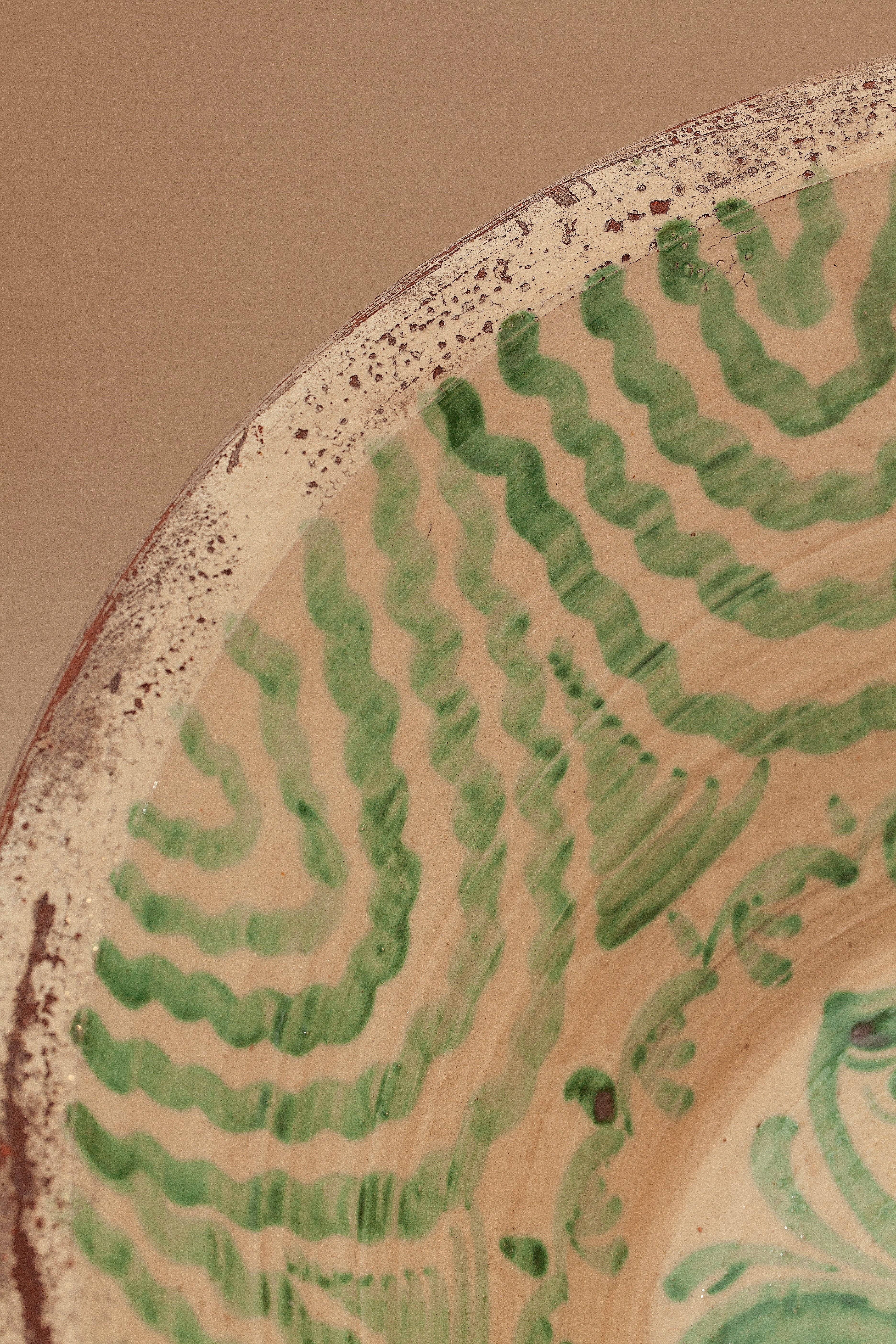 Eturel Madrid - Vente Assiettes/plats/bols de décoration - Lebrillos granaínos verts7