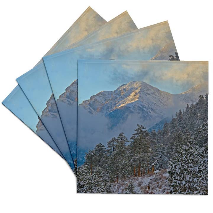 3dRose - Wholesale Coasters - 3dRose, USA, Colorado, Mountains in Estes Park., Coaster