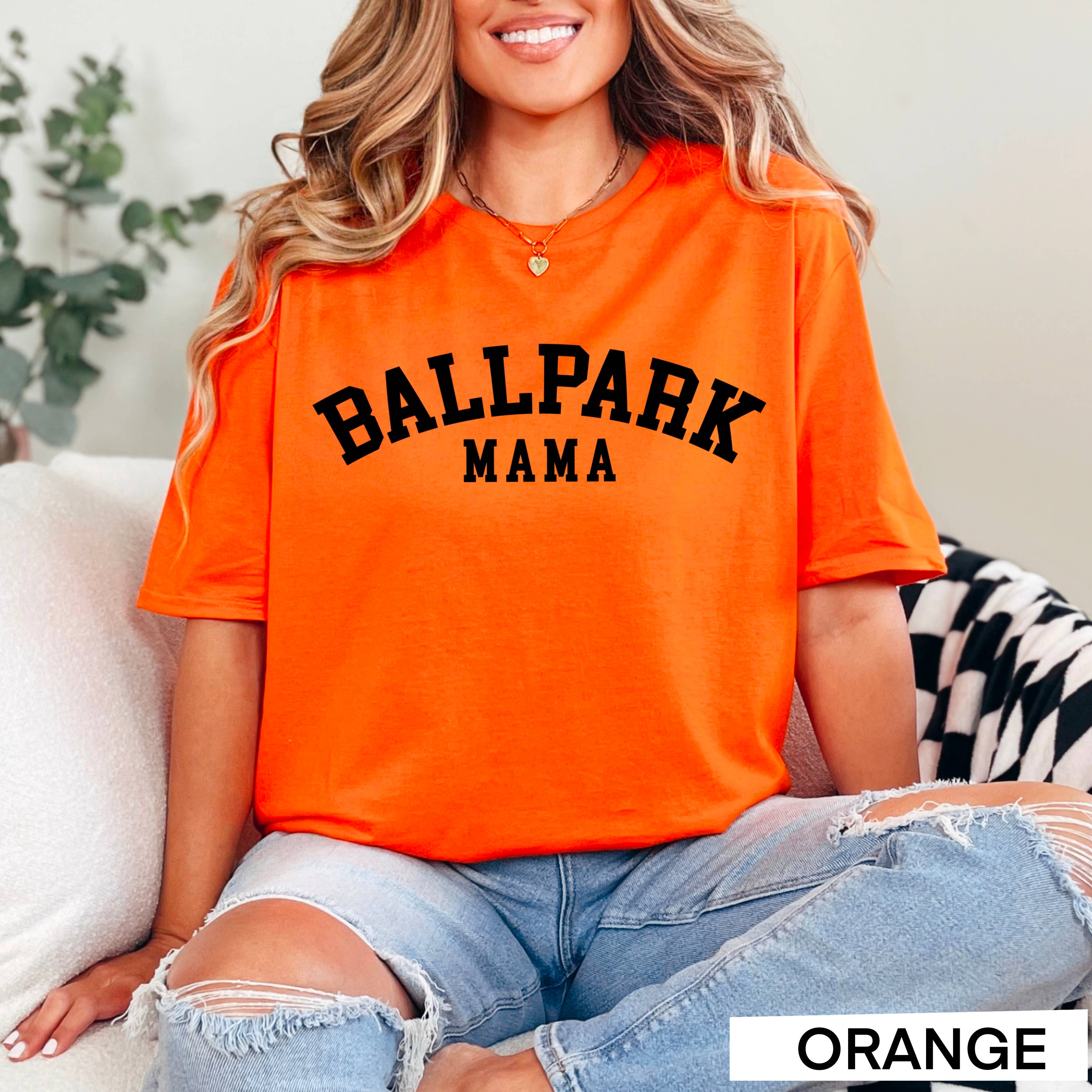 Shoppe SHC - Wholesale T-Shirt (Graphic) - Women's - Ballpark Mama Graphic Shirt | Gameday Shirt | Gildan  8