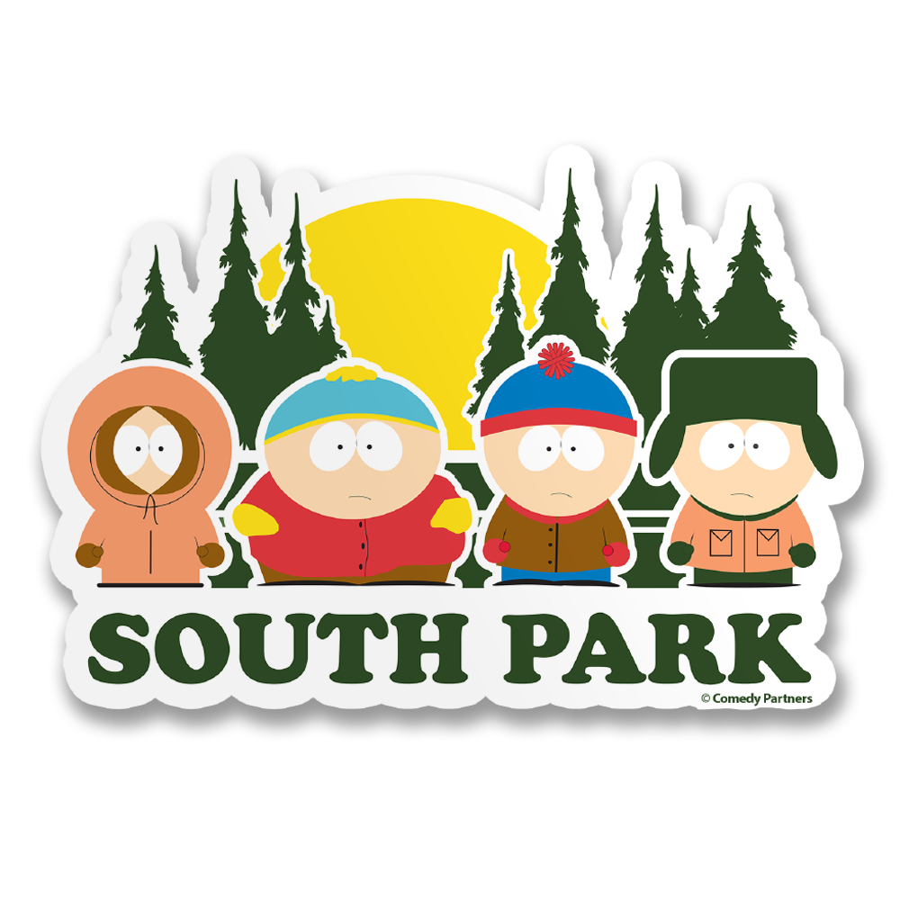 Hybris Production AB - Wholesale Sticker - South Park Line-Up Sticker0