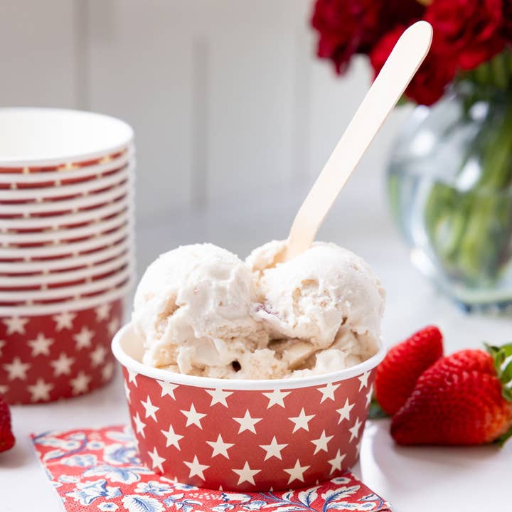 My Mind’s Eye - Vente Gobelets jetables - HAM1017 - Gobelets à sundae en papier Hamptons Star3