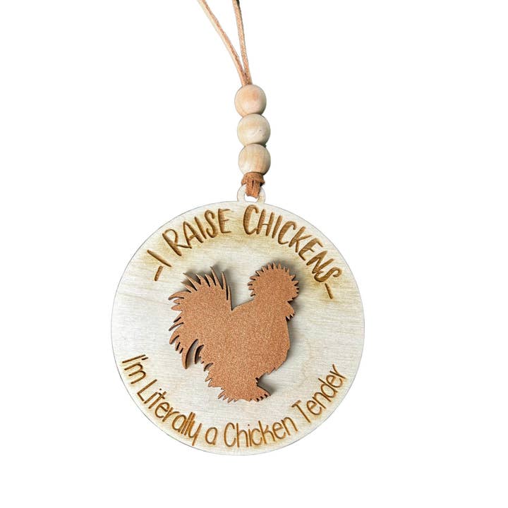Colgante de Pollo Tierno para Coche - Regalos de Animales de Granja para venta al por mayor de The Product Barn