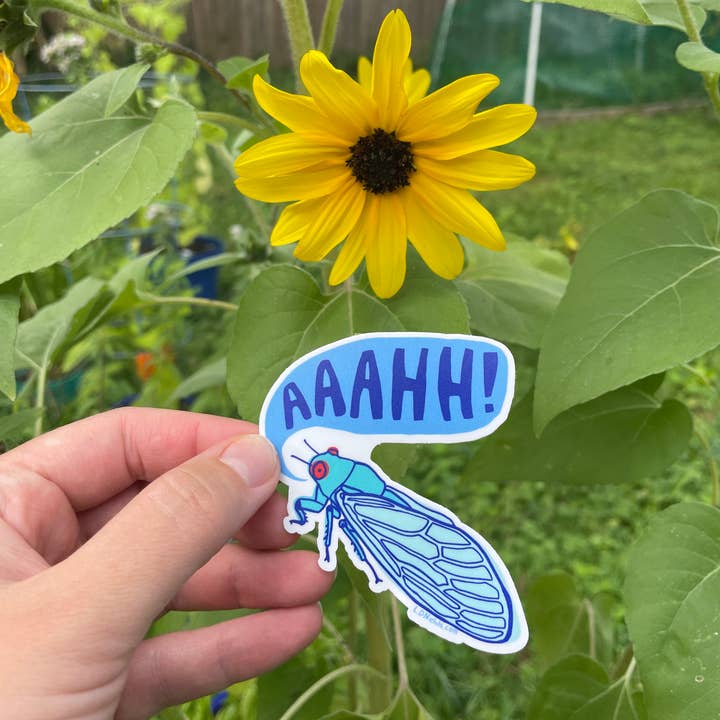 LD Nehls - Wholesale Sticker - Cicada AAAHH! Sticker2