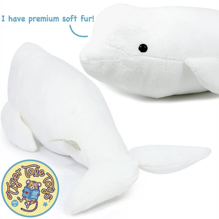 VIAHART Toy Co. - Wholesale Stuffed/Plush Toy - Kids & Baby - Billiam The Beluga | 15 Inch Stuffed Animal Plush4