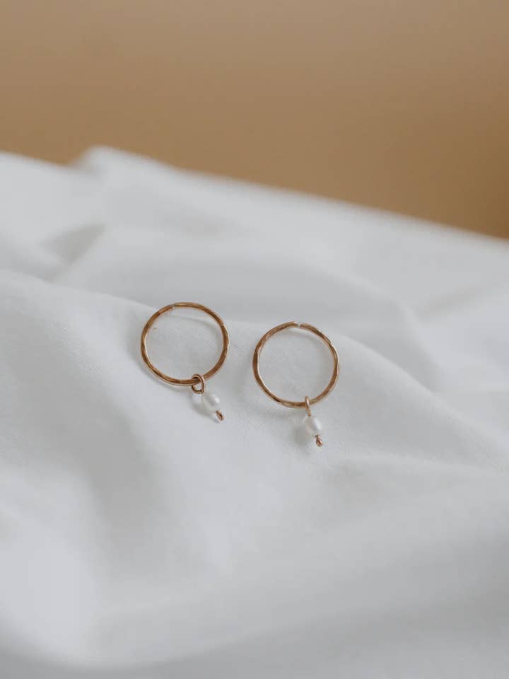 Daffodil Earrings for wholesale by Homegrown Jewelry