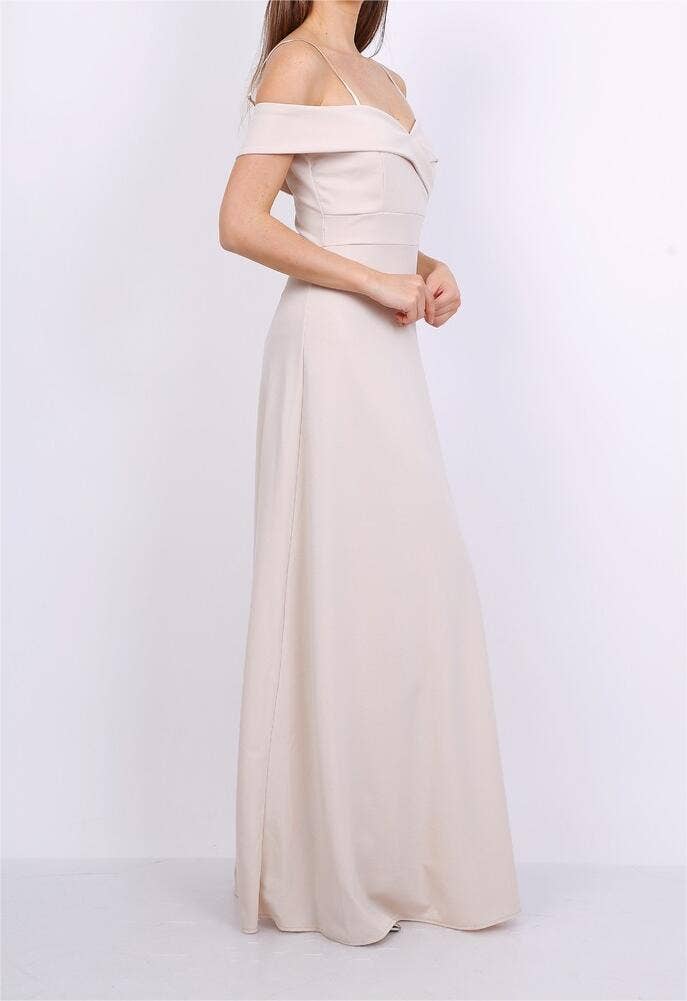 Alice'Desir - Wholesale Gown - Women's - 8892 A-line dress with boat neckline25