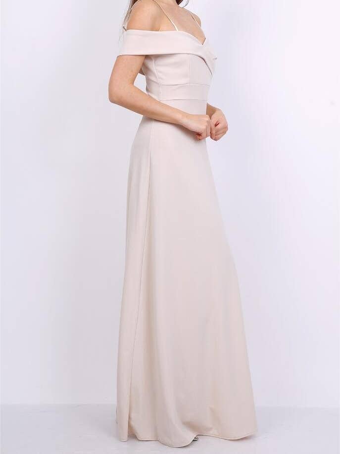 Alice'Desir - Wholesale Gown - Women's - 8892 A-line dress with boat neckline25