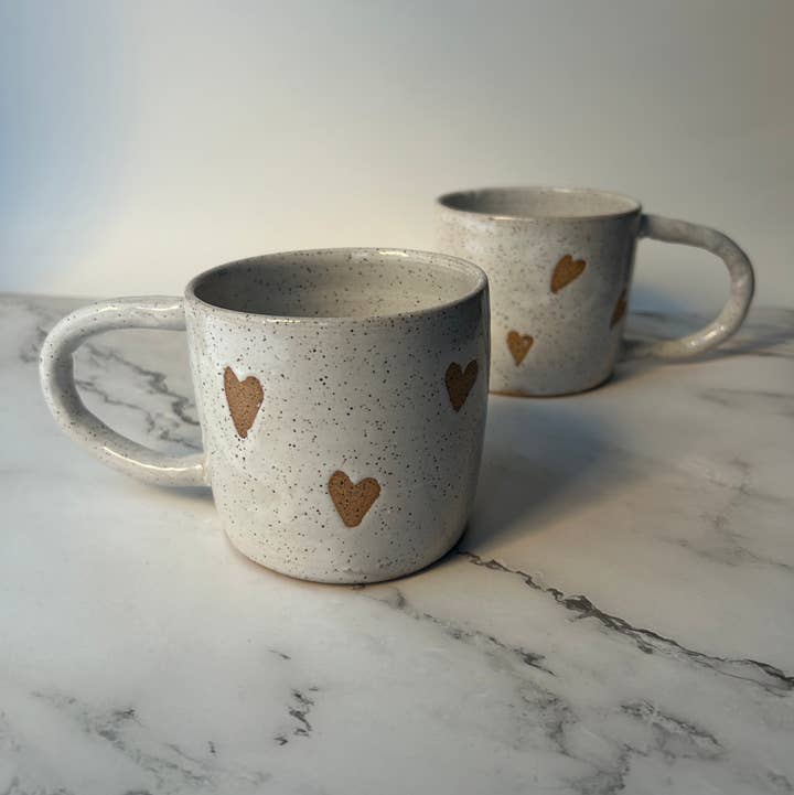 Sarah Mennell Ceramics - Wholesale Coffee Mug - Handmade Ceramic Mug – Heart2