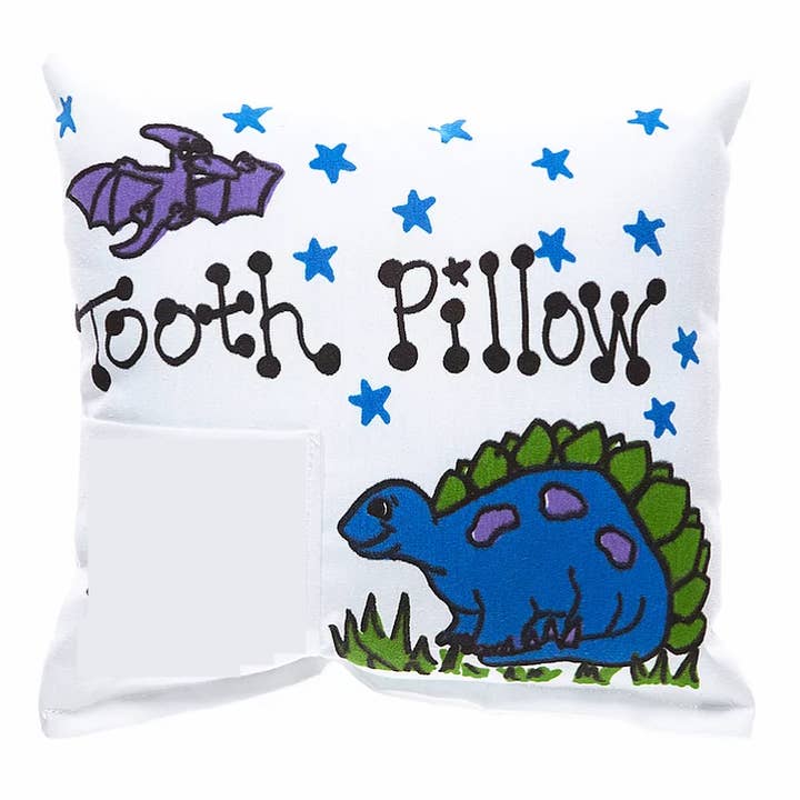 Bunnies and Bows - Vente Coussin pour la petite souris – enfant - Oreiller Dent Dinosaure Bleu pour Garçon0