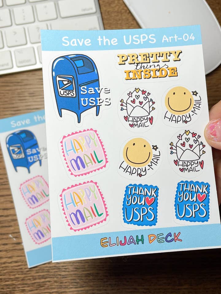 Speichern USPS | USPS Aufkleberbogen | Matt für den Großhandel von ElijahDeck