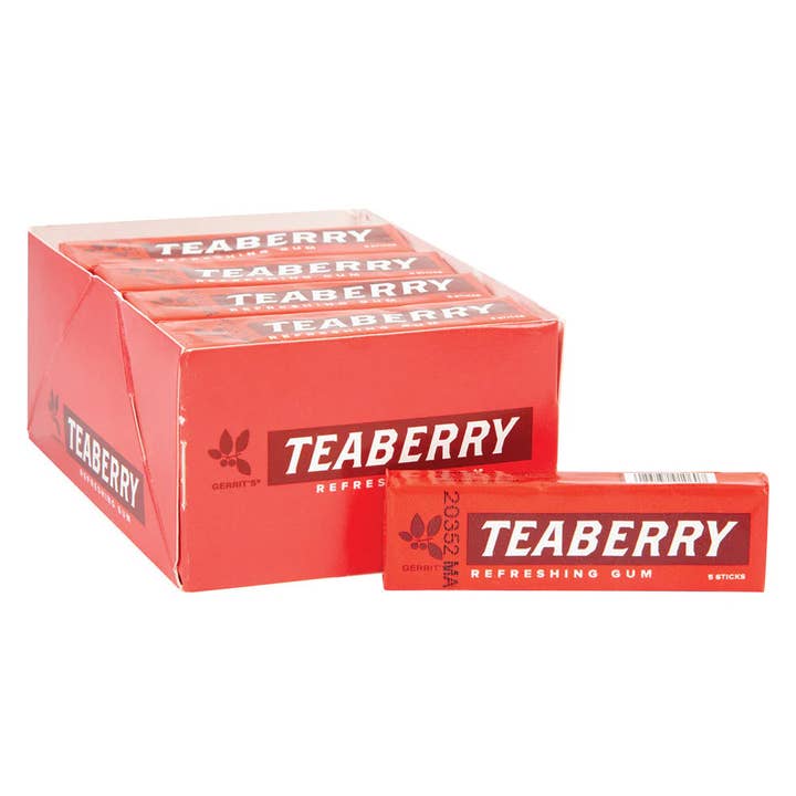 Teaberry Chewing Gum 20ct for wholesale by Royal Wholesale