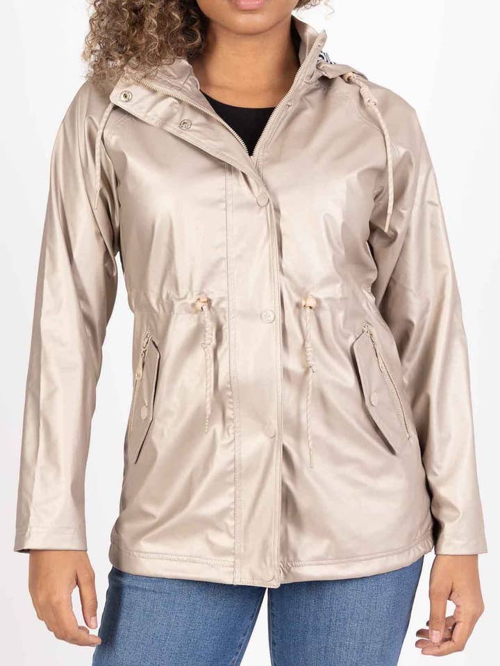 Saturne Paris - Order By Size (S To 5XL) - Wholesale Raincoat - Women's - Raincoat, Gold, S to 5XL