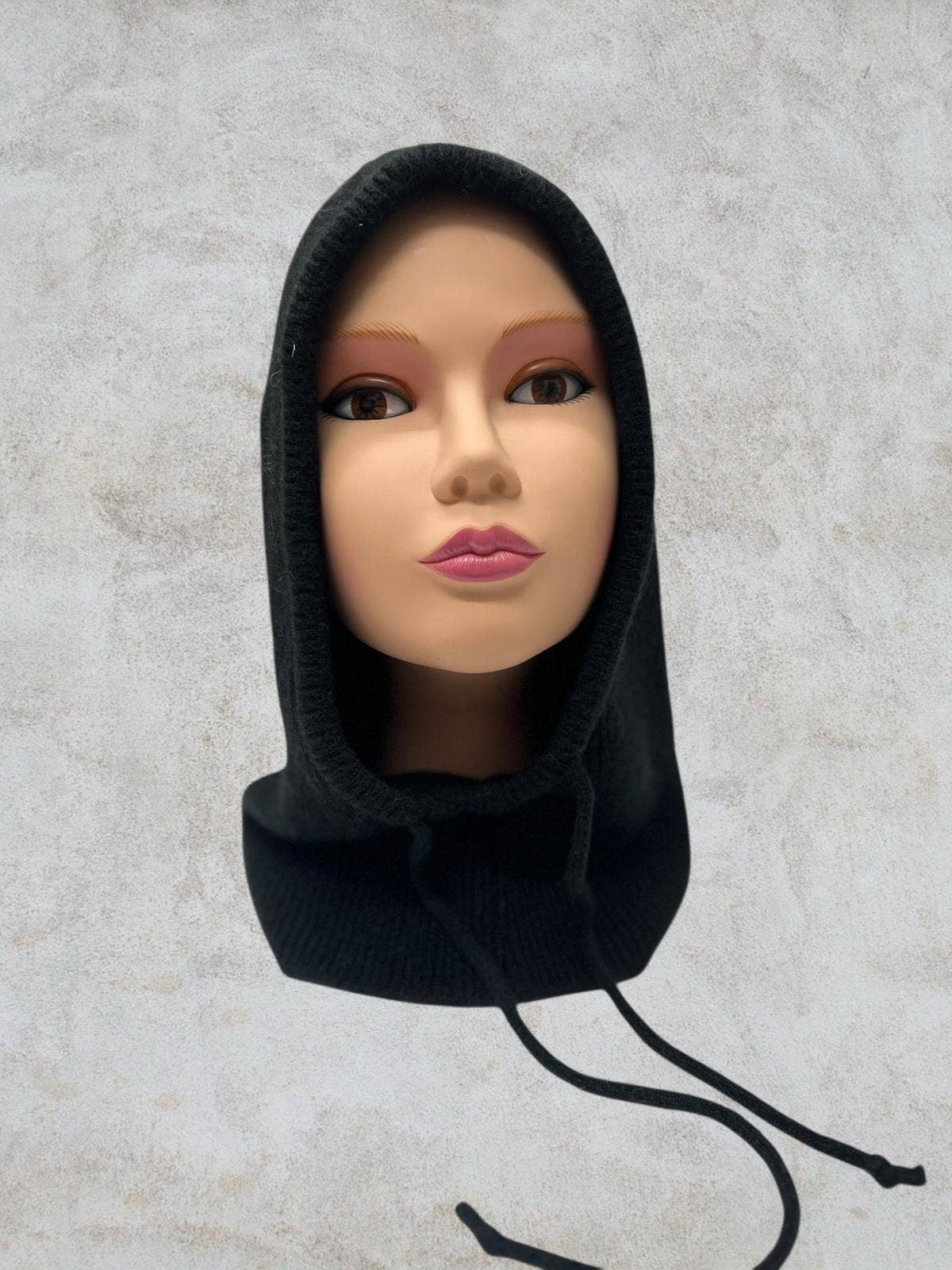 NAÏS PARIS – Großhandel Sturmhaube – Damen – Kapuze mit Kordelzug aus Alpaka und Wolle14