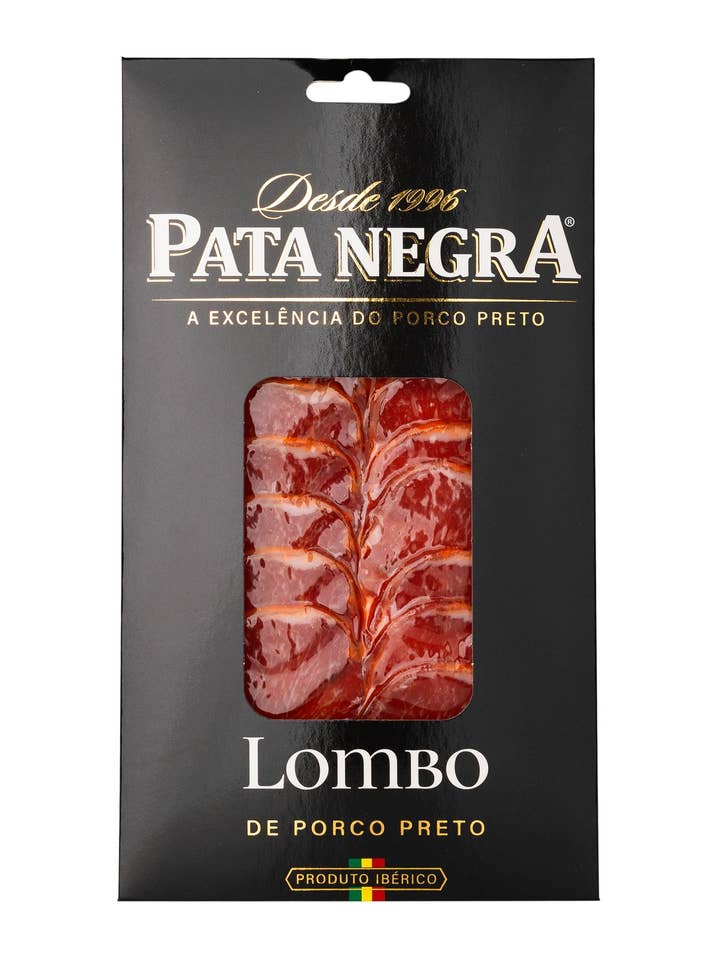 Sortfodsflæsk i skiver 80g for engroshandel hos Pata Negra