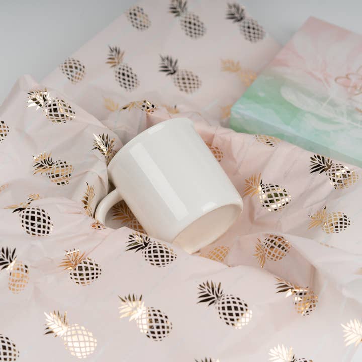 Wrapaholic Gifts & Packing Company - Wholesale Tissue Paper - Pineapple Pink Tissue Paper 20" x 30" - 24 sheets
