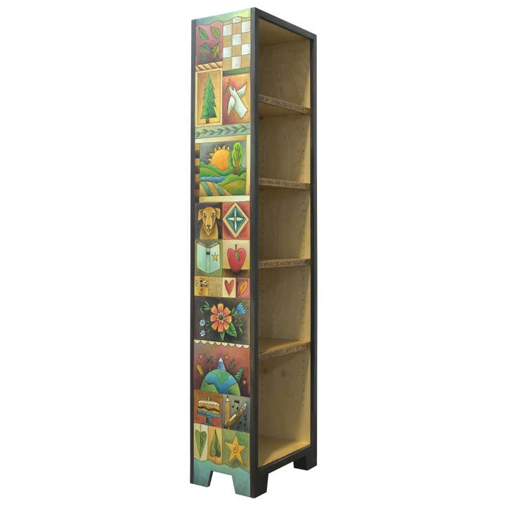 Handmade Contemporary Bookcase | Icons Boxes for wholesale by Sticks