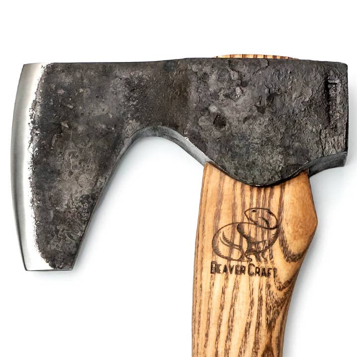 BeaverCraft - Wholesale Garden Tool - AX6 – Compact Long-Bearded Bushcraft Hatchet