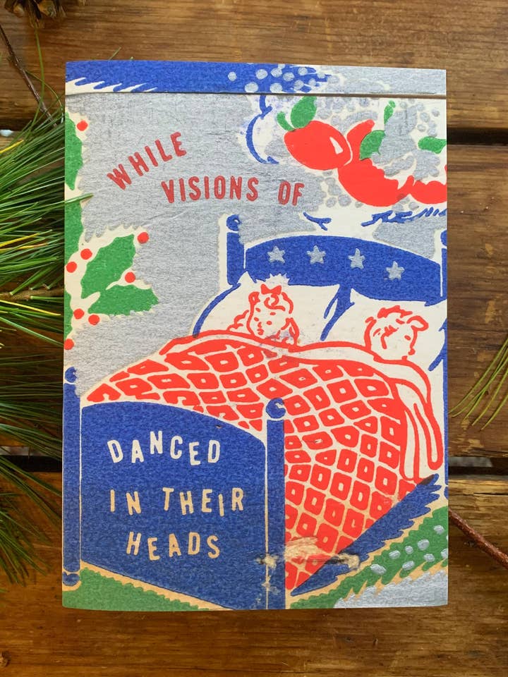 Sugar Plum Fairies: kerstkaart - unieke vintage kunst voor wholesale door Shire Prints