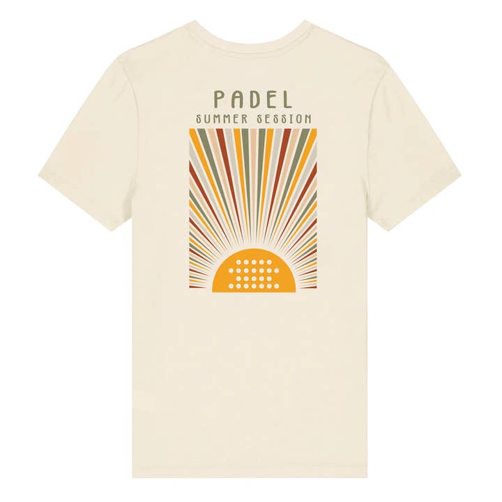 T-shirt PADEL ZOMERSESSIE - Ecru voor wholesale door PADEL ONLY