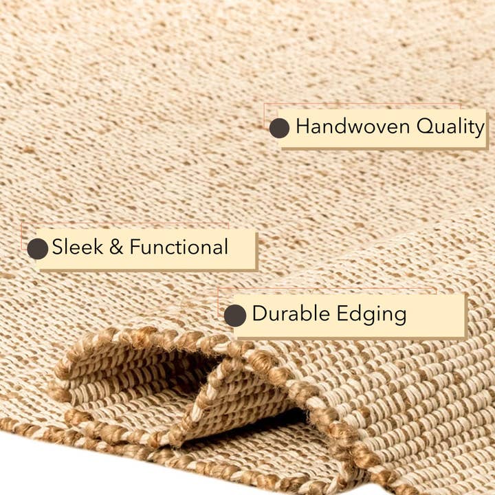 chardin home - Wholesale Area Rug - Jute Chindi Rug-Natural Jute-8'x10'.1