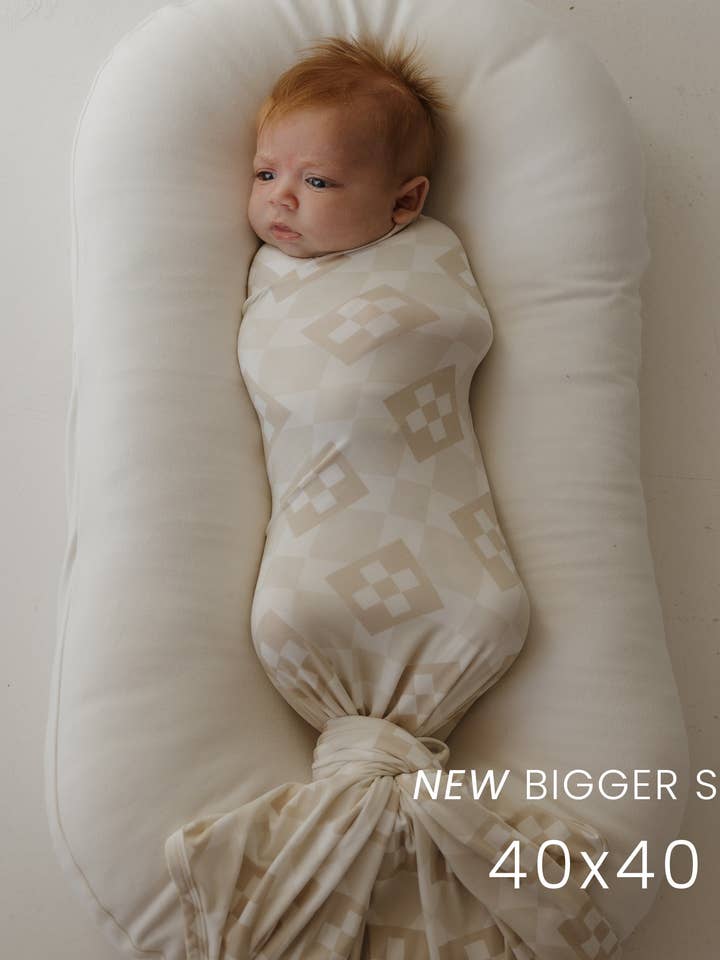 Bamboo Swaddle | Cottage Quilt for wholesale by Forever French Baby