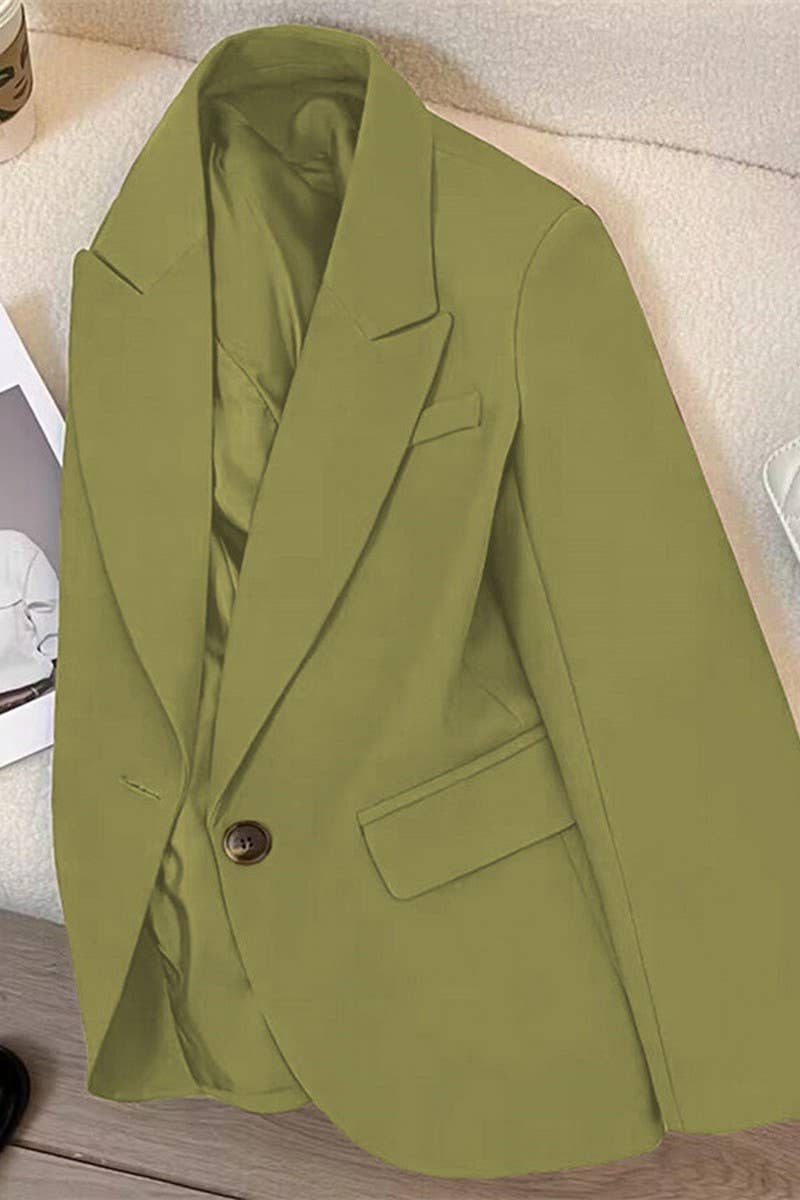 NINEXIS - Vente Blazer – femme - CWOBL0135_BLAZER À POCHE À BOUTON UNIQUE7