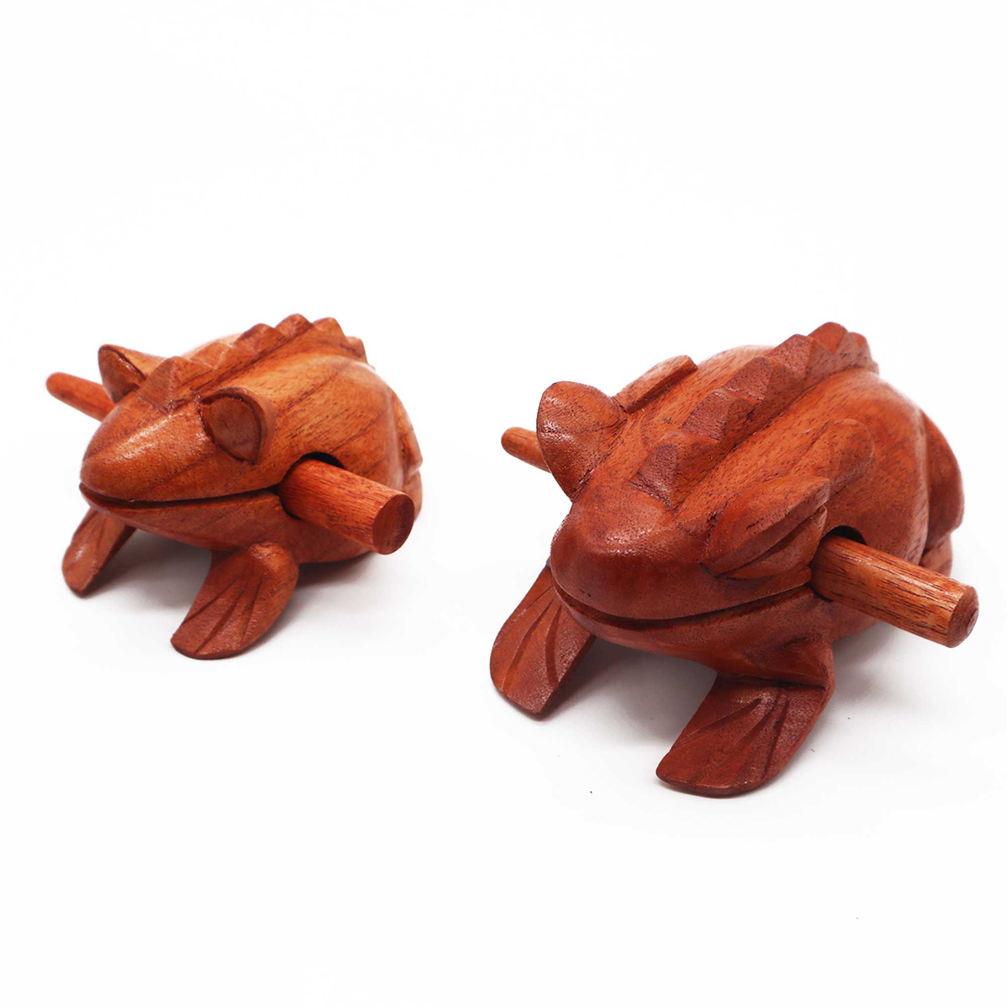 Ancient Wisdom - Wholesale Musical Instrument - Small Croaking Wooden Frog4