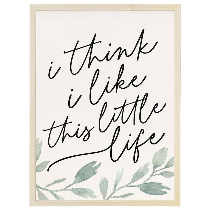 Questa Piccola Vita - Rettangolo a Cornice Sottile per la vendita all'ingrosso da parte di Sincere Surroundings