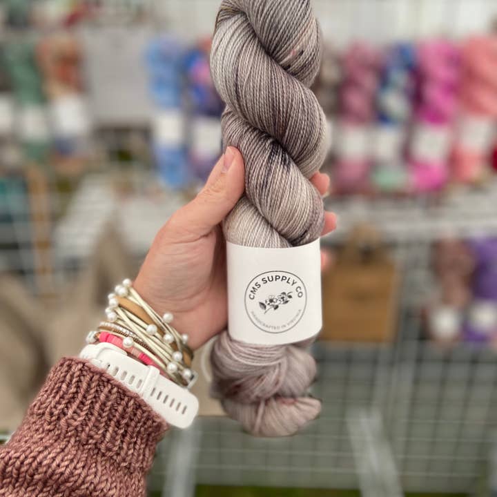 CMS Supply Co - Wholesale Yarn - Foggy Shores Colorway - Artisan Dyed Yarn - Multiple Bases1