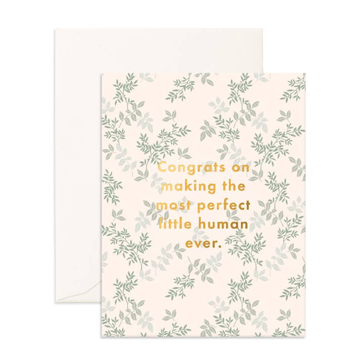 Perfect Human Cypress Greeting Card for wholesale by Fox & Fallow