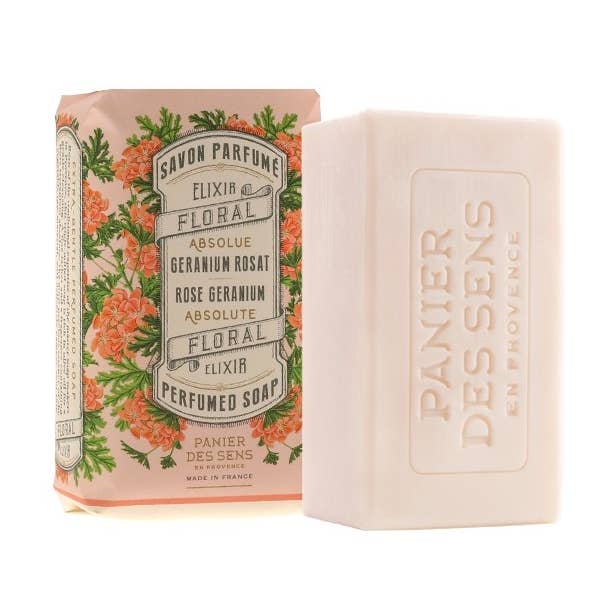 PANIER DES SENS - Wholesale Bar Soap - 5.3 oz Rose Geranium Perfumed Soap Bar0