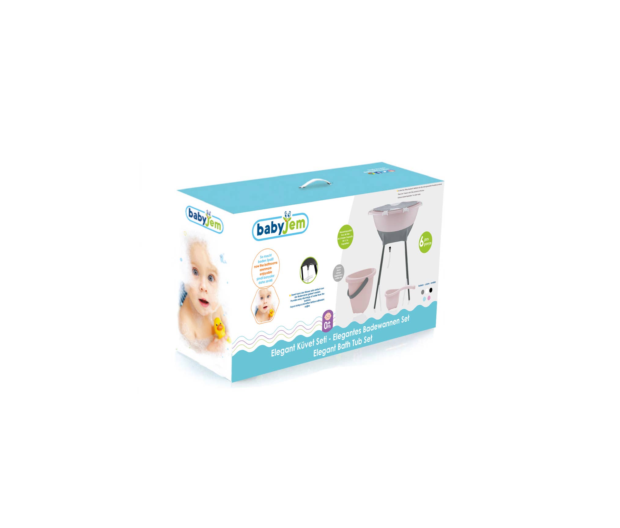 Plastimyr - Wholesale Bath Toy - Baby - Complete Baby Bath Kit, Bathtub, Bucket and Dispenser9