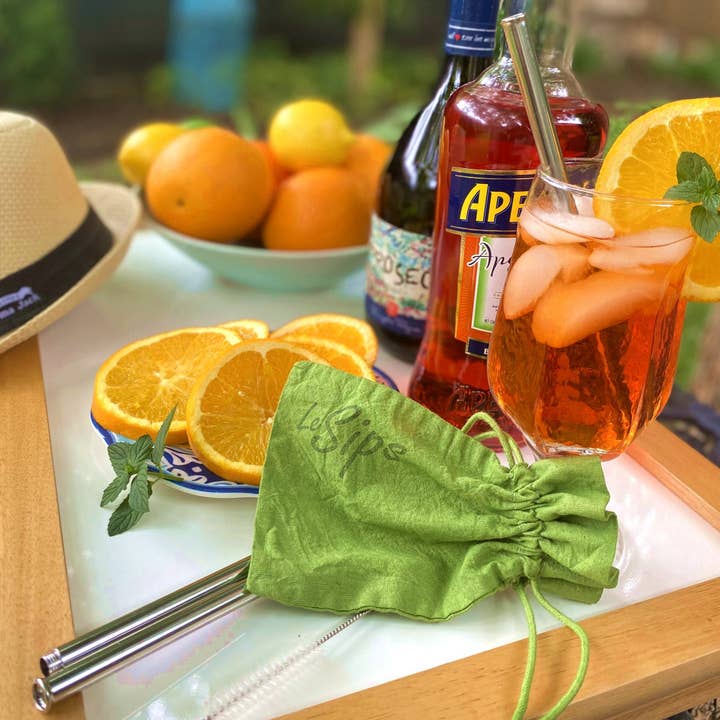 Mystic Hula, LLC - Vendita all'ingrosso Cannuccia - Cannuccia da cocktail in acciaio inossidabile Zest For Ice