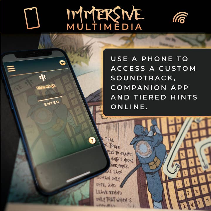 Escape Mail - Wholesale Board Game - Shinobi: The Ninja Scroll - Immersive Puzzle Adventure Game4