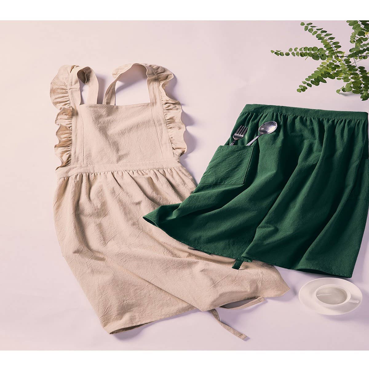 NINEXIS - Wholesale Apron - CWMM1834_Stylish Cotton Household Kitchen Apron10